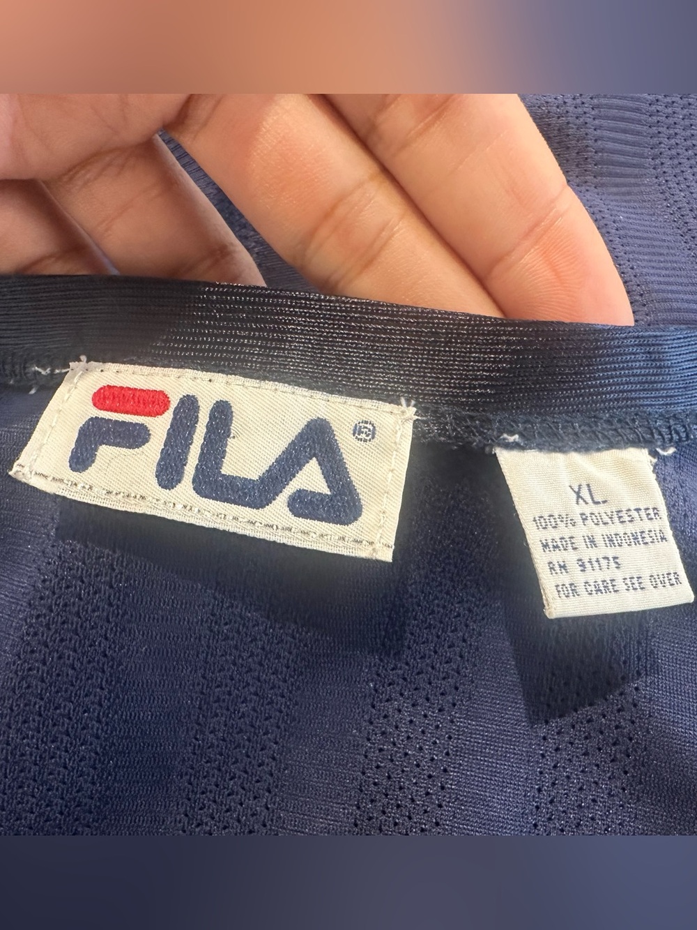 FILA 80s 90s Y2K Vintage Basketball Grunge Hip Hop Skateboard Tank Jersey (XL) - Picture 5 of 6
